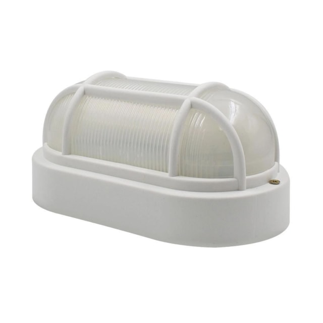 Luminária Tartaruga E27 Branca - Polyutil Luminária Tartaruga E27 Branca - Polyutil