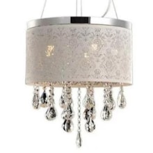 Lustre Duquesa Coroa 5 x G9 Branco Fosco - AVANT