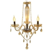 Lustre Pendente Baronesa Champagne 3 x E14 - AVANT