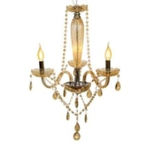Lustre Pendente Baronesa Champagne 3 x E14 - AVANT Lustre Pendente Baronesa Champagne 3 x E14 - AVANT