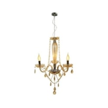 Lustre Pendente Baronesa Champagne 3 x E14 - AVANT