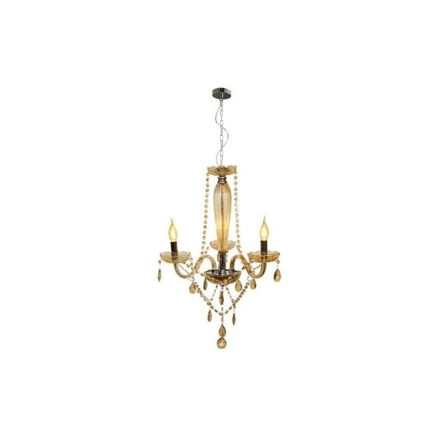 Lustre Pendente Baronesa Champagne 3 x E14 - AVANT