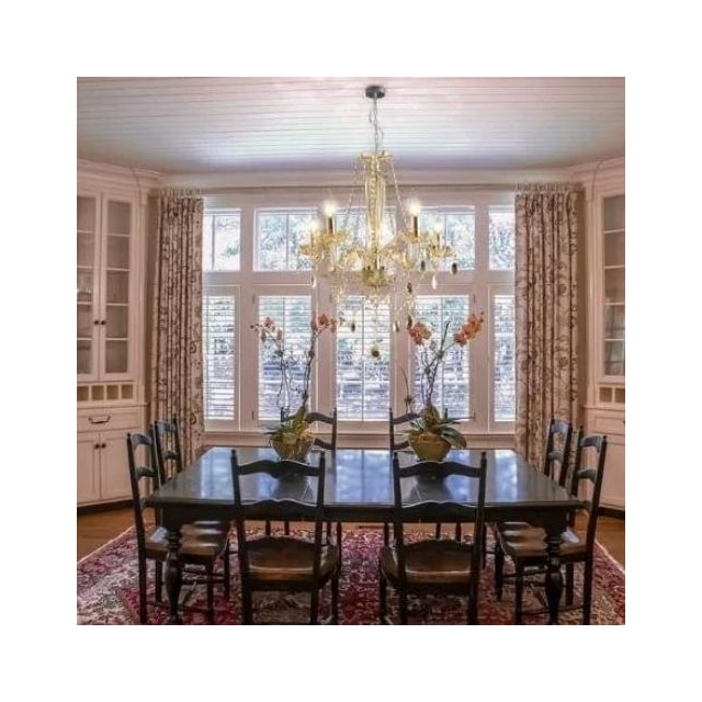 Lustre Pendente Baronesa Champagne 5 x E14 - AVANT Lustre Pendente Baronesa Champagne 5 x E14 - AVANT