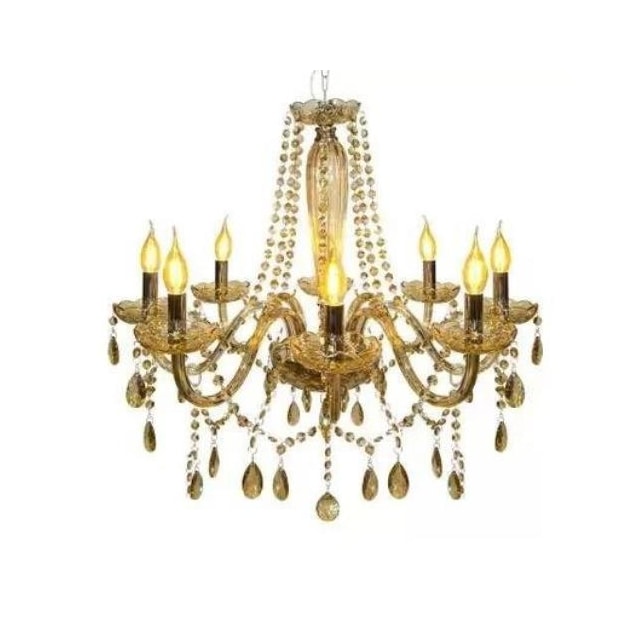 Lustre Pendente Baronesa Champagne 8 x E14 - AVANT Lustre Pendente Baronesa Champagne 8 x E14 - AVANT