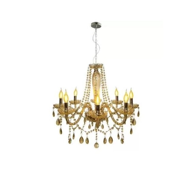 Lustre Pendente Baronesa Champagne 8 x E14 - AVANT Lustre Pendente Baronesa Champagne 8 x E14 - AVANT