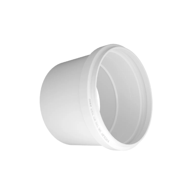 Luva de Esgoto PVC 50mm Simples - FORTLEV Luva de Esgoto PVC 50mm Simples - FORTLEV