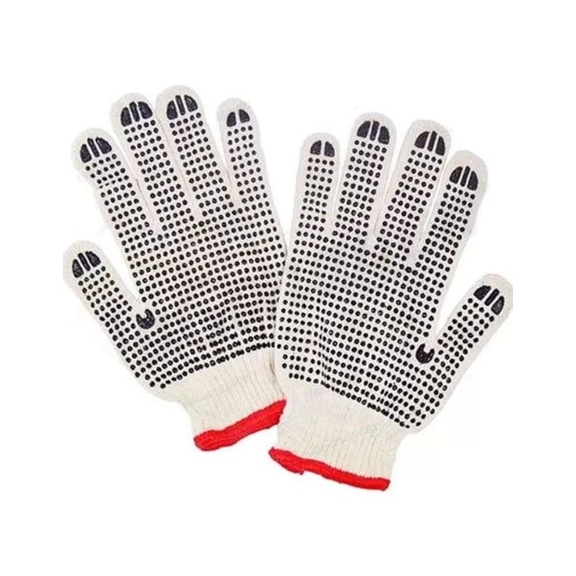 Luva de Malha Branca de 3 Fios Pigmentada - Plastcor Luva de Malha Branca de 3 Fios Pigmentada - Plastcor