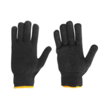 Luva de Malha Pigmentada 3 Fios Preta - VONDER