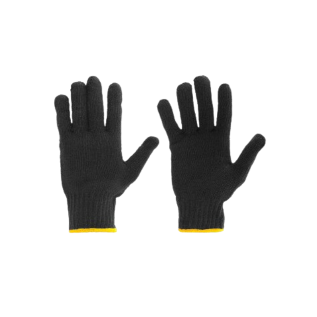 Luva de Malha Preta 3 Fios - VONDER Luva de Malha Preta 3 Fios - VONDER