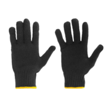 Luva de Malha Preta 3 Fios - VONDER Luva de Malha Preta 3 Fios - VONDER