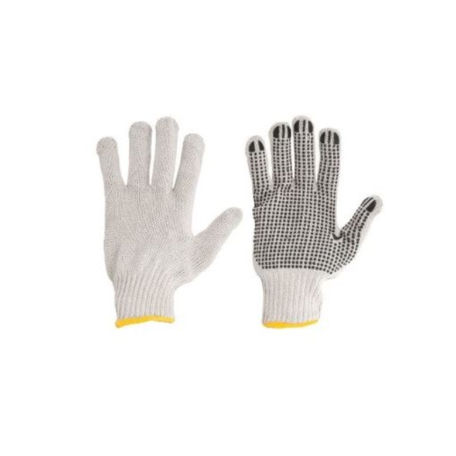 Luva de Malha Uso Geral 4 Fios Pigmentada Branca - DIMAX Luva de Malha Uso Geral 4 Fios Pigmentada Branca - DIMAX