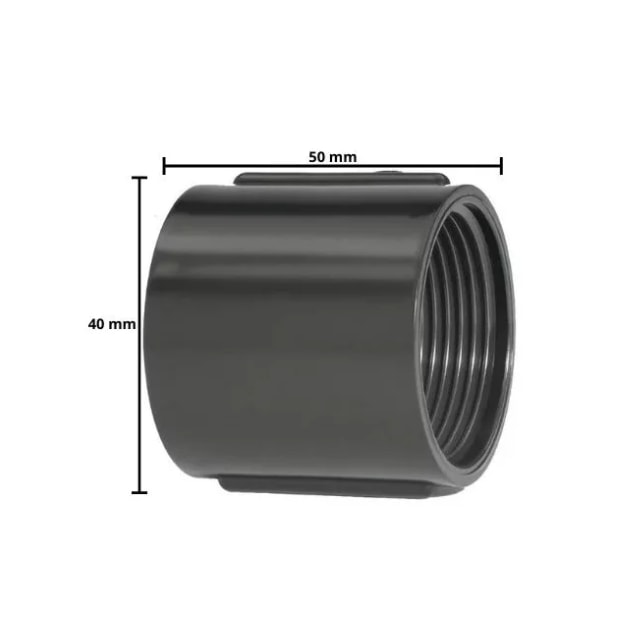 Luva Eletroduto Roscável 3/4" - Amanco Luva Eletroduto Roscável 3/4" - Amanco