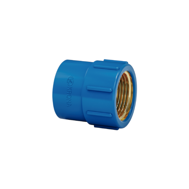 Luva L/R 25mm x 3/4" c/ Bucha Latão - KRONA Luva L/R 25mm x 3/4" c/ Bucha Latão - KRONA