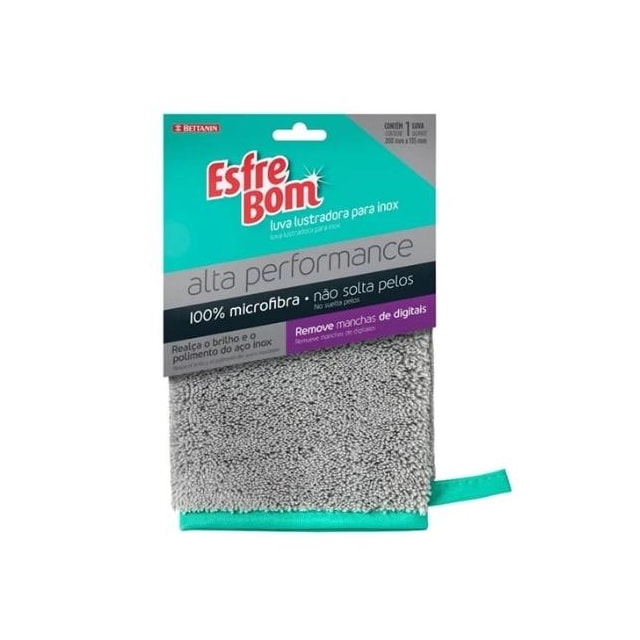 Luva Lustradora Para Limpar Inox Alta Performance - BETTANIN Luva Lustradora Para Limpar Inox Alta Performance - BETTANIN