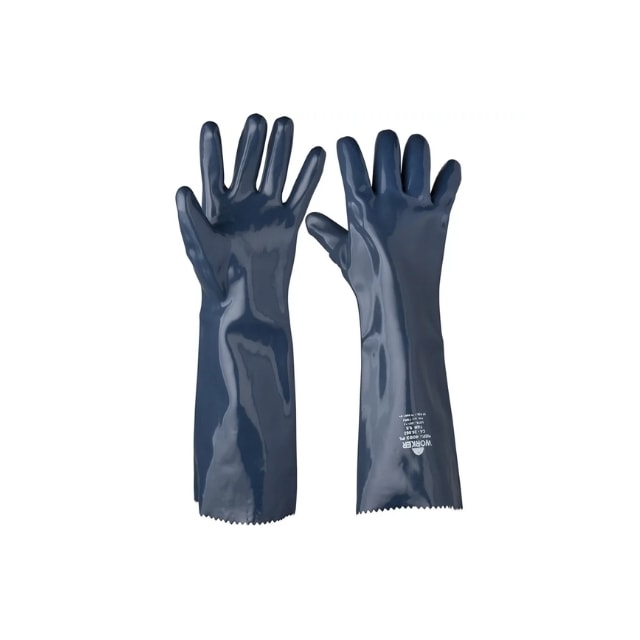Luva PVC sem Forro 35cm - Worker  Luva PVC sem Forro 35cm - Worker