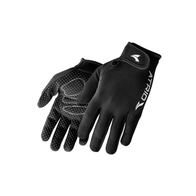 Luvas Ciclismo Dedo Longo - Preto - BI215 - Atrio Médio Luvas Ciclismo Dedo Longo - Preto - BI215 - Atrio Médio