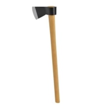 Machado em Aço Forjado Temperado com Cabo de 1m Madeira - Collins Machado em Aço Forjado Temperado com Cabo de 1m Madeira - Collins