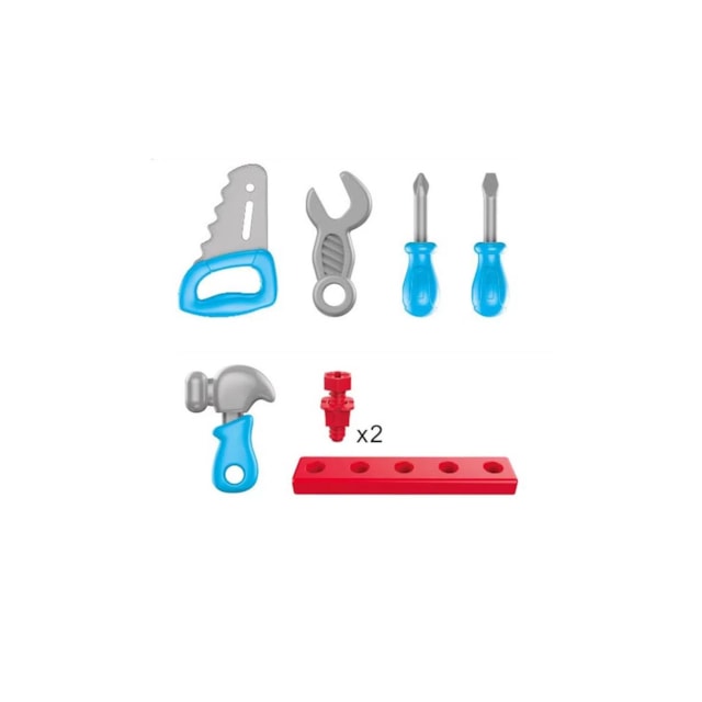 Maleta Mickey Construtor Com 8 Acessórios Multikids - BR1564 Maleta Mickey Construtor Com 8 Acessórios Multikids - BR1564