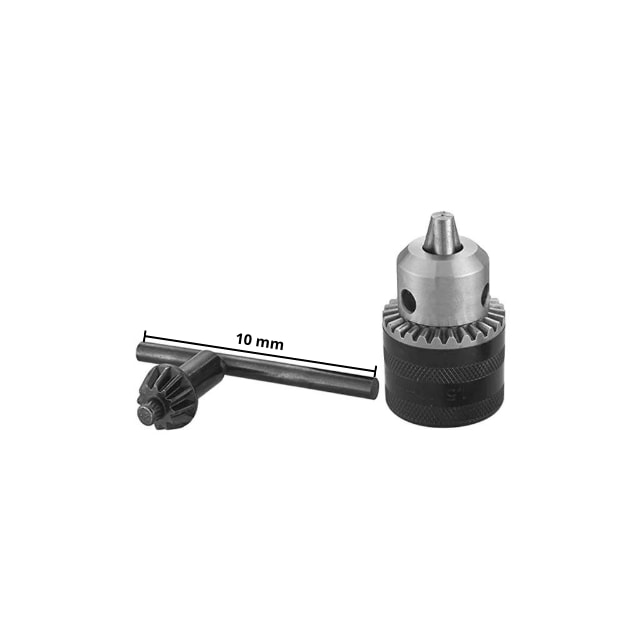 Mandril 10mm 3/8 Pol. com Rosca 3/8 Pol. x 24 UNF - Worker 