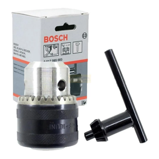 Mandril 5/8" Conico B18 com Chave L - BOSCH