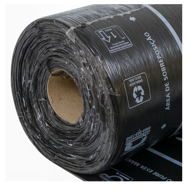 Manta Asfáltica Aluminizada Tipo 2 3mm Rolo com 10 Metros - Sika Manta Asfáltica Aluminizada Tipo 2 3mm Rolo com 10 Metros - Sika