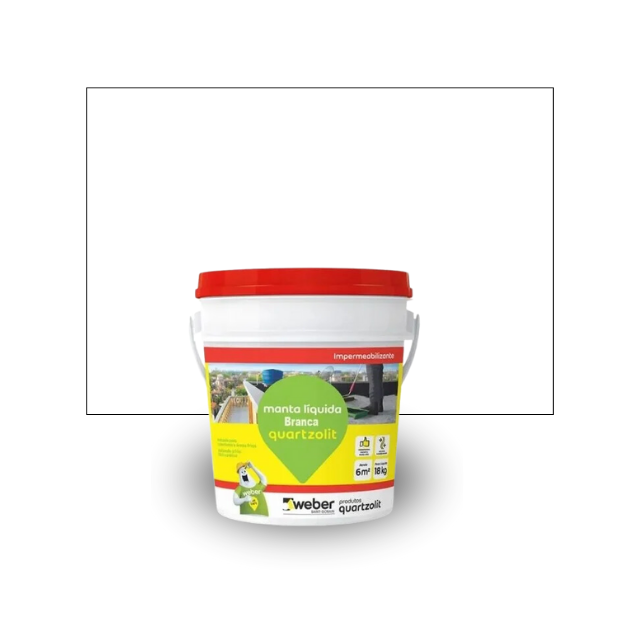 Manta Líquida Branca 18L - QUARTZOLIT Manta Líquida Branca 18L - QUARTZOLIT