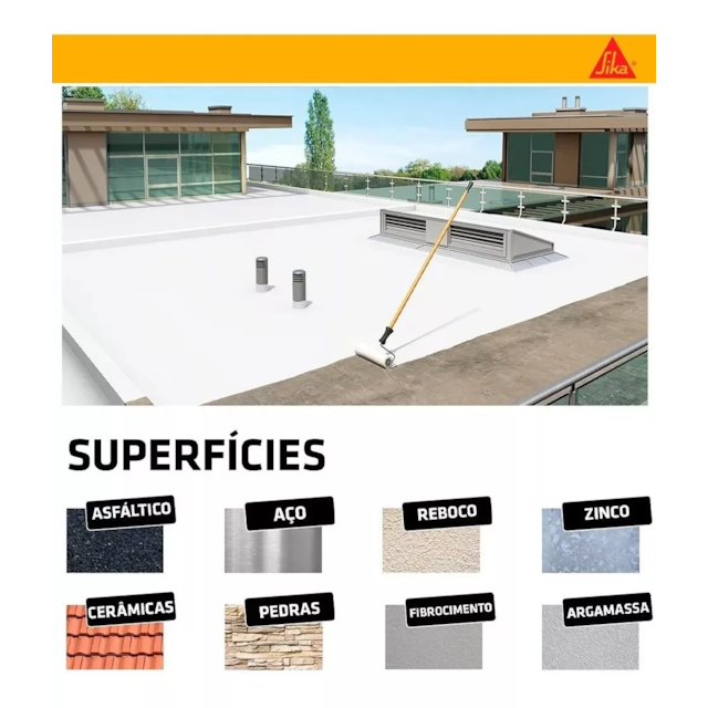 Manta Líquida Sikafill Rápido Concreto Balde 15Kg - SIKA Manta Líquida Sikafill Rápido Concreto Balde 15Kg - SIKA