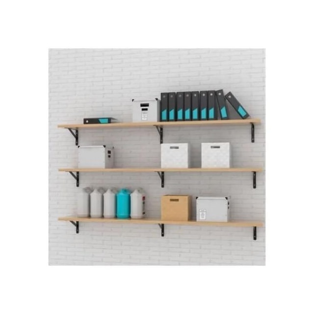 Mão Francesa Pesada 30cm Preta - BRASFORMA Mão Francesa Pesada 30cm Preta - BRASFORMA