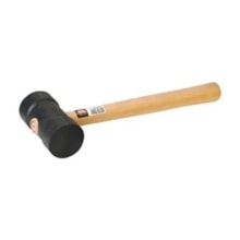 Marreta de Borracha 60mm Preta - MAX METALURGICA Marreta de Borracha 60mm Preta - MAX METALURGICA