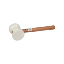 Marreta de Borracha Branca 80mm - MAX METALURGICA