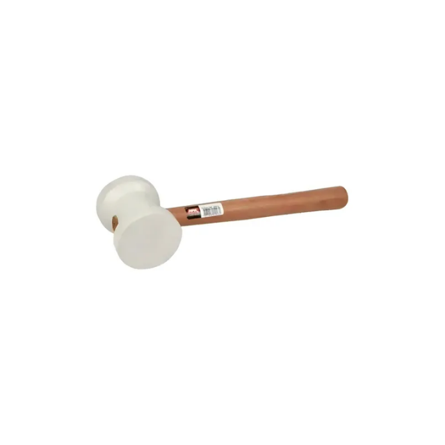 Marreta de Borracha Branca 80mm - MAX METALURGICA