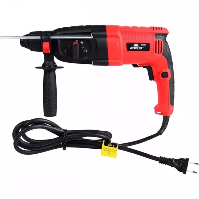 Martelete Perfurador Rompedor 850W 220V - WORKER Martelete Perfurador Rompedor 850W 220V - WORKER