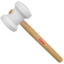 Martelo de Borracha Branco 80mm - Cortag Martelo de Borracha Branco 80mm - Cortag