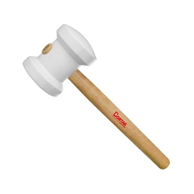 Martelo de Borracha Branco 80mm - Cortag Martelo de Borracha Branco 80mm - Cortag