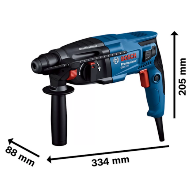 Martelo Perfurador GBH220 720W 220V com Maleta - BOSCH