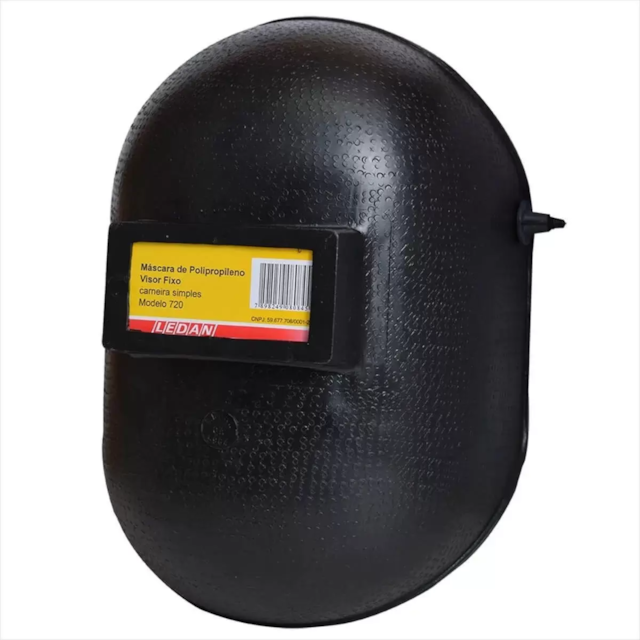 Máscara de Solda de Polipropileno com Visor Fixo 720 - LEDAN Máscara de Solda de Polipropileno com Visor Fixo 720 - LEDAN