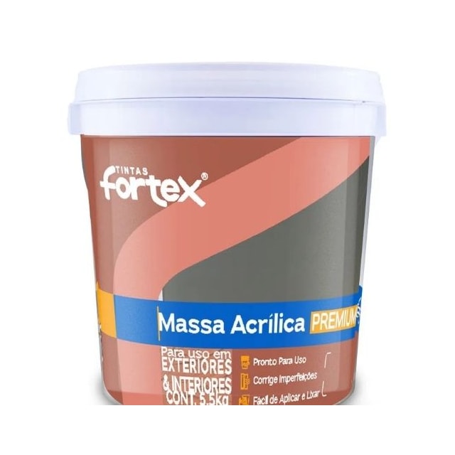 Massa Acrílica 5,5Kg - Fortex