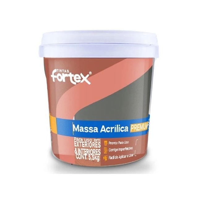 Massa Acrílica 5,5Kg - Fortex