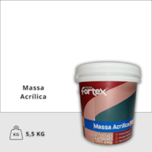 Massa Acrílica 5,5Kg - Fortex Massa Acrílica 5,5Kg - Fortex