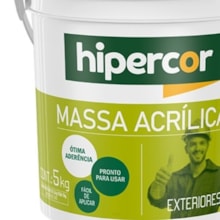 Massa Acrílica Branca 5,7Kg - Hipercor