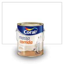 Massa Corrida 1,5kg Branco - Coral  Massa Corrida 1,5kg Branco - Coral