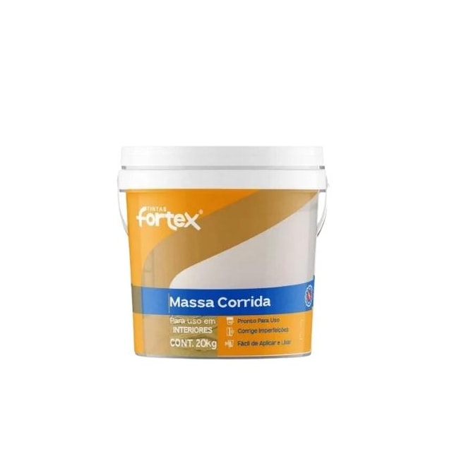 Massa Corrida PVA 20Kg - Fortex