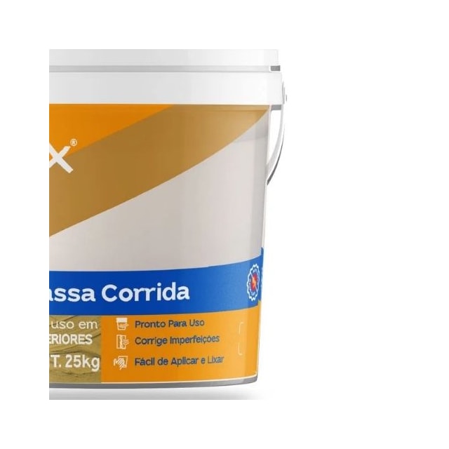 Massa Corrida PVA 25Kg - Fortex