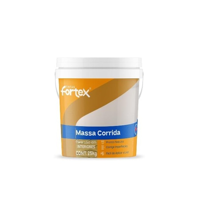 Massa Corrida PVA 25Kg - Fortex | Compensa Mais