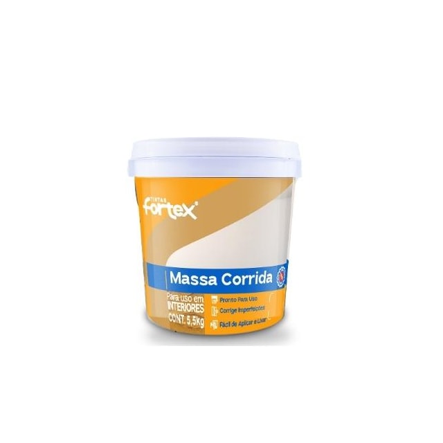 Massa Corrida PVA 5,5Kg - Fortex