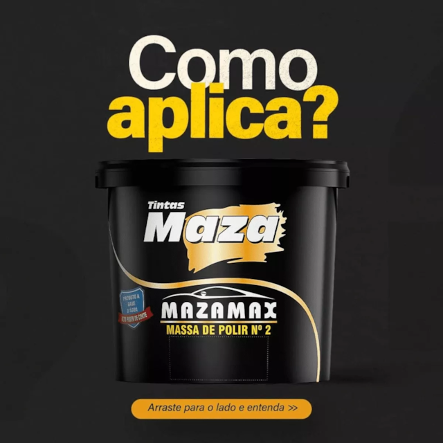 Massa de Polir Base D'água N2 1Kg - MAZA