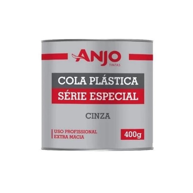 Massa Plástica 400g Especial CInza - Anjo