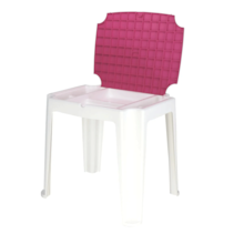 Mesa Infantil Tramontina Versa em Polipropileno Rosa e Branco