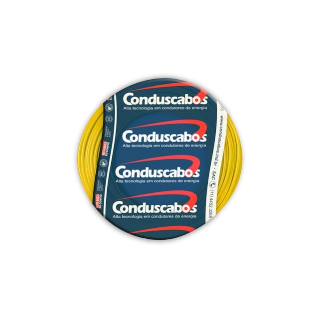 Metro de Cabo Condusflex 2,5mm Amarelo