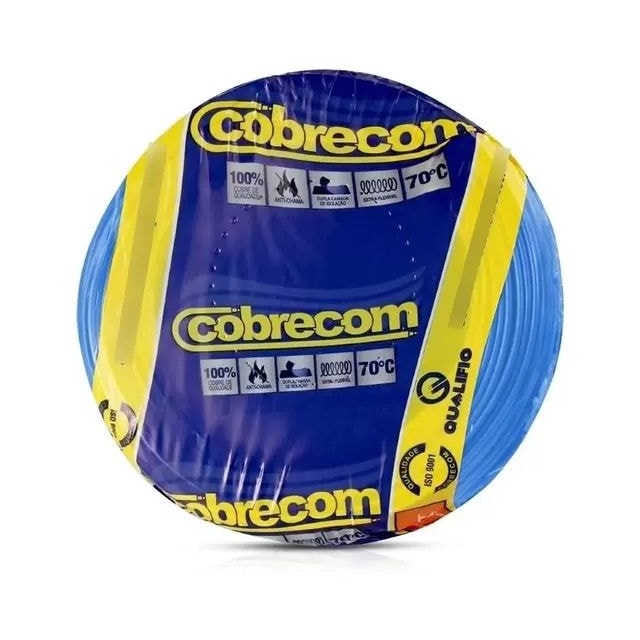 Metro de Cabo Flexível 1,5mm Azul 750V - Cobrecom